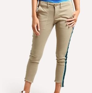Pam & Gela Uniform Side Stripe Step Hem Pants